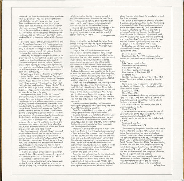 Dave Brubeck - Adventures In Time (2xVinyl, LP, Compilation, Stereo) Very Good Plus (VG+) / Very Good Plus (VG+)