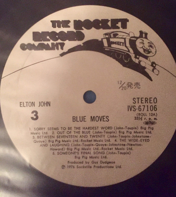 Elton John - Blue Moves (2xVinyl, LP, Album, Promo) Very Good Plus (VG+) / Very Good Plus (VG+)