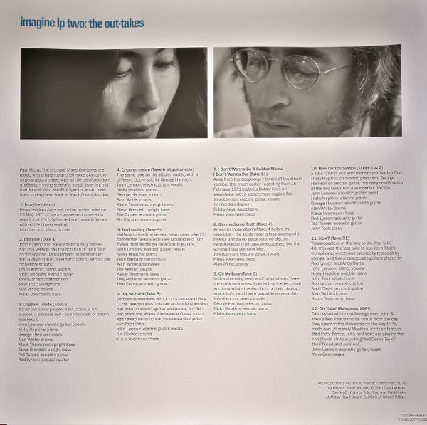John Lennon - Imagine (Vinyl, Vinyl, All Media, LP, Album, Reissue, Stereo, LP, Stereo, Album) Near Mint (NM or M-) / Near Mint (NM or M-)