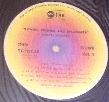Barbara Mandrell - Lovers, Friends And Strangers (Vinyl, LP, Album) Very Good (VG) / Very Good Plus (VG+)