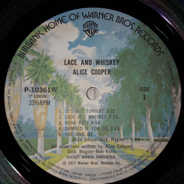 Alice Cooper (2) - Lace And Whiskey (Vinyl, LP, Album)