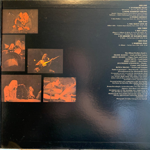 The Allman Brothers Band - The Allman Brothers Band At Fillmore Eas...