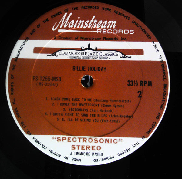 Billie Holiday - Commodore Jazz Classics (Vinyl, LP, Compilation, Stereo) Very Good (VG) / Very Good (VG)