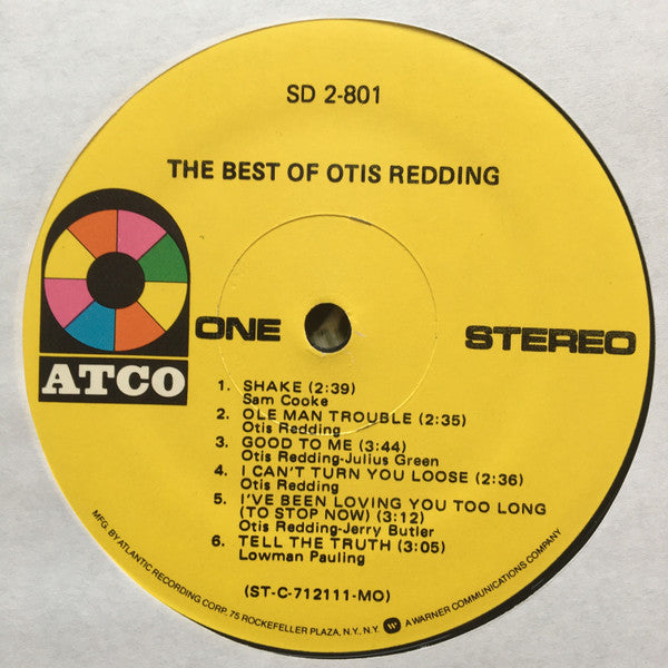 Otis Redding - The Best Of Otis Redding (2xVinyl, LP, Compilation, Reissue) Very Good Plus (VG+) / Good Plus (G+)