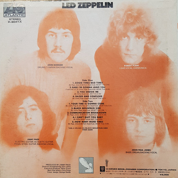 Led Zeppelin - Led Zeppelin (Vinyl, LP, Album, Reissue, Repress)