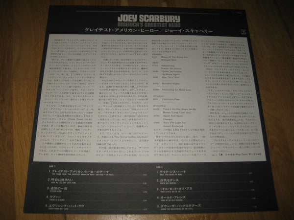 Joey Scarbury - America's Greatest Hero (Vinyl, LP, Album) Very Good Plus (VG+) / Very Good Plus (VG+)