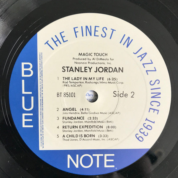Stanley Jordan - Magic Touch (Vinyl, LP, Album) Very Good (VG) / Very Good (VG)