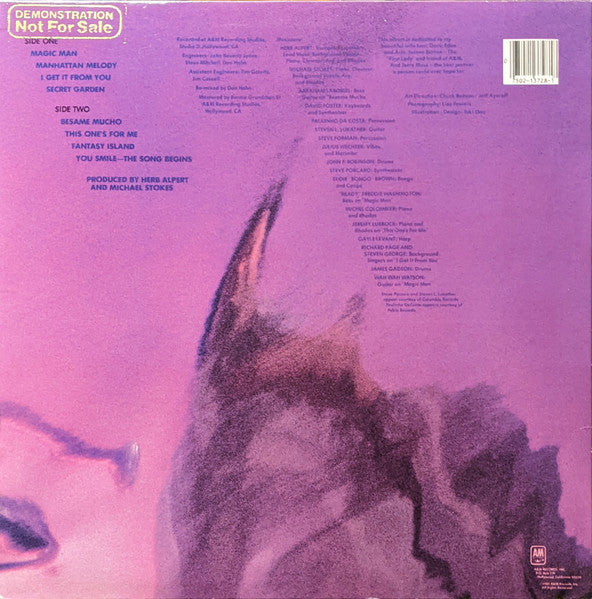 Herb Alpert - Magic Man (Vinyl, LP, Album) Very Good (VG) / Very Good Plus (VG+)