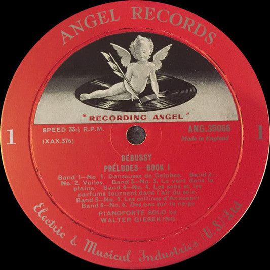 Claude Debussy - Preludes Book One (Vinyl, LP, Album, Mono) Very Good (VG) / Very Good (VG)