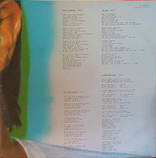 Bryan Ferry - In Your Mind (Vinyl, LP, Album) Very Good (VG) / Very Good (VG)