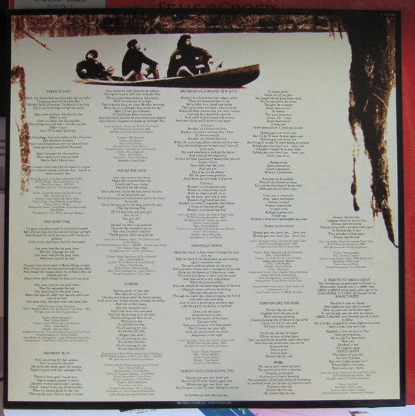 Seals & Crofts - Takin' It Easy (Vinyl, LP, Album) Very Good Plus (VG+) / Very Good Plus (VG+)