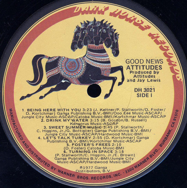 Attitudes - Good News (Vinyl, LP, Album) Very Good Plus (VG+) / Good Plus (G+)