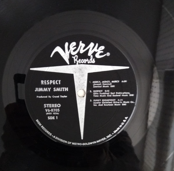 Jimmy Smith - Respect (Vinyl, LP, Album, Stereo) Very Good Plus (VG+) / Very Good Plus (VG+)