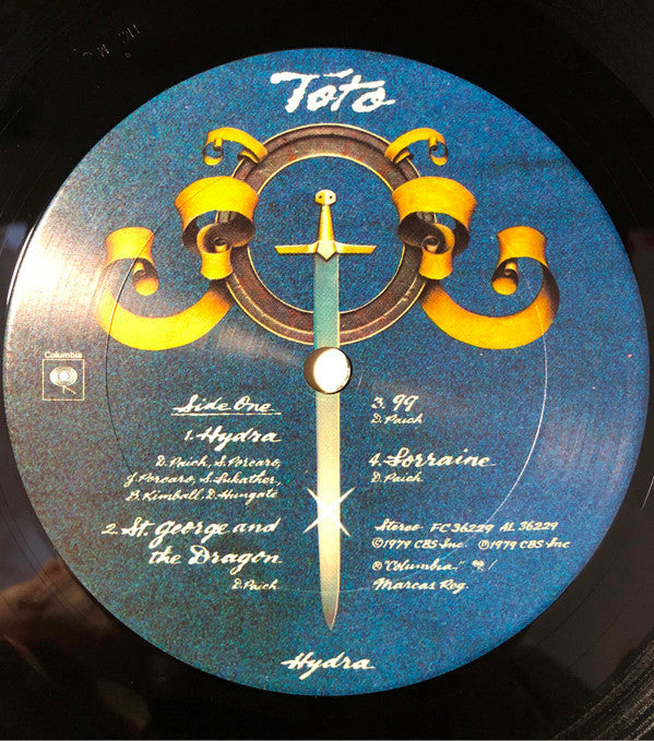 Toto - Hydra (Vinyl, LP, Album) Very Good Plus (VG+) / Very Good Plus (VG+)