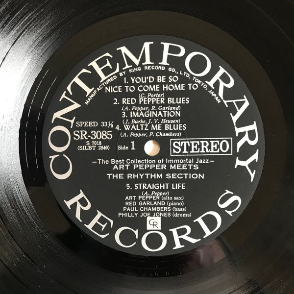 Art Pepper - Art Pepper Meets The Rhythm Section (Vinyl, LP, Album,...