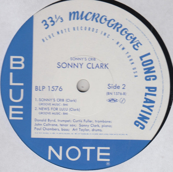 Sonny Clark - Sonny's Crib (Vinyl, LP, Album, Limited Edition, Reissue, Mono) Very Good (VG) / Very Good (VG)