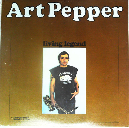 Art Pepper - Living Legend (Vinyl, LP, Album, Promo) Very Good (VG) / Very Good (VG)