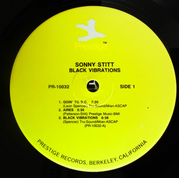 Sonny Stitt - Black Vibrations (Vinyl, LP, Album, Reissue, Remastered) Very Good (VG) / Very Good (VG)