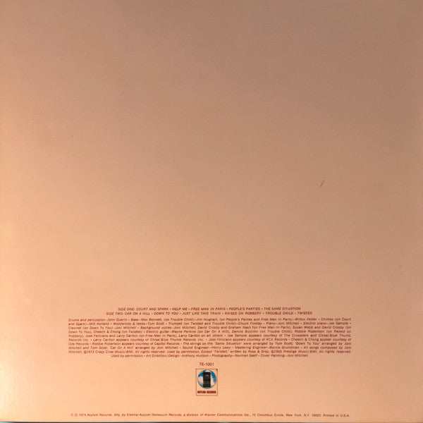 Joni Mitchell - Court And Spark (Vinyl, LP, Album, Reissue, Stereo) Very Good Plus (VG+) / Near Mint (NM or M-)