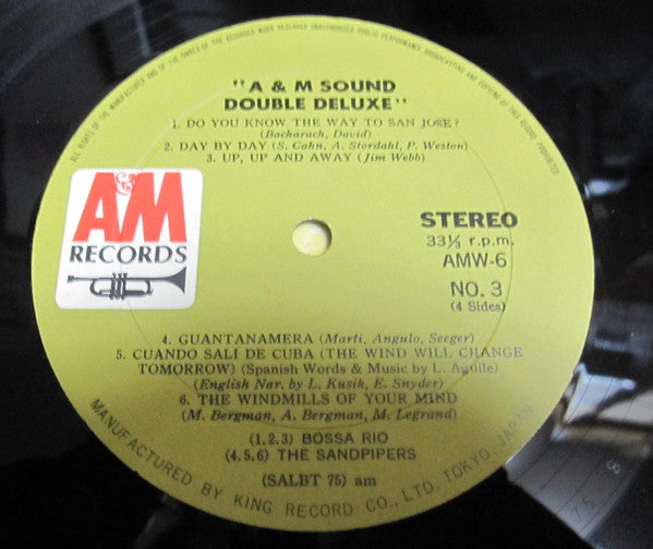 Various - A&M Sound Double Deluxe (2xVinyl, LP, Compilation, Stereo, Mono) Very Good Plus (VG+) / Very Good (VG)