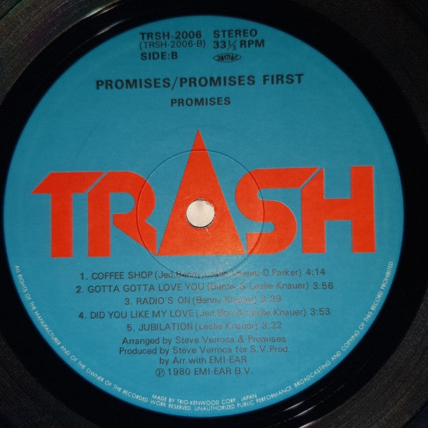 Promises - Promises (Vinyl, LP, Album) Very Good Plus (VG+) / Very Good (VG)