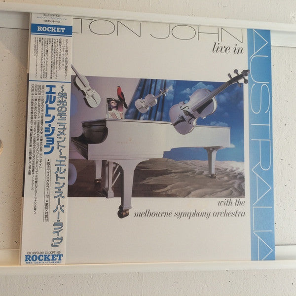 Elton John - Live In Australia With The Melbourne Symphony Orchestra (2xVinyl, LP, Album) Near Mint (NM or M-) / Very Good Plus (VG+)