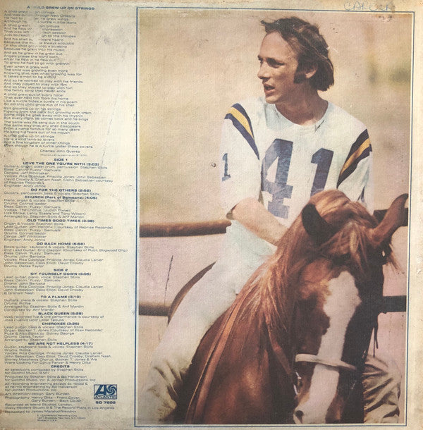 Stephen Stills - Stephen Stills (Vinyl, LP, Album) Very Good Plus (VG+) / Very Good (VG)