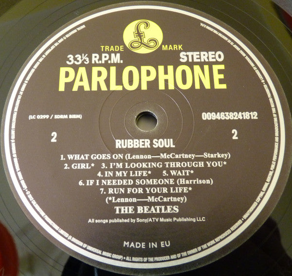 The Beatles - Rubber Soul (Vinyl, LP, Album, Reissue, Remastered, S...