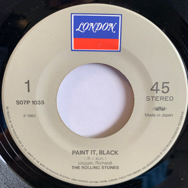 The Rolling Stones - Paint It Black / Blow Away the Night (Vinyl, 7", 45 RPM, Single, Stereo) Very Good Plus (VG+) / Very Good Plus (VG+)