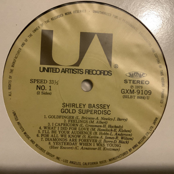 Shirley Bassey - Shirley Bassey (Vinyl, LP, Compilation) Very Good Plus (VG+) / Near Mint (NM or M-)