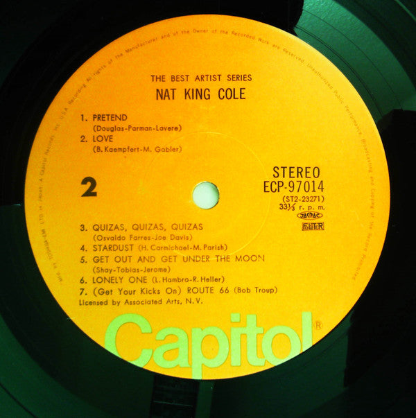 Nat King Cole - The Best (Vinyl, LP, Compilation, Promo) Very Good Plus (VG+) / Very Good Plus (VG+)