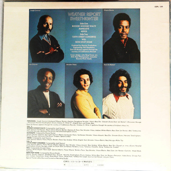 Weather Report - Sweetnighter (Vinyl, LP, Album)