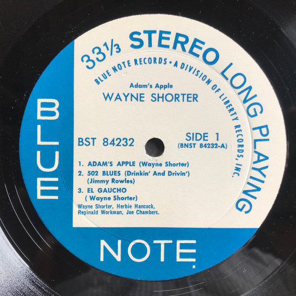 Wayne Shorter - Adam's Apple (Vinyl, LP, Album, Stereo) Good Plus (G+) / Poor (P)