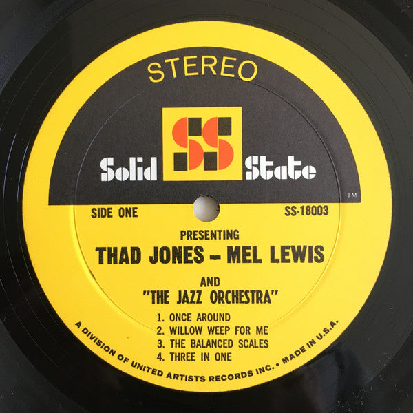 Thad Jones & Mel Lewis - Presenting Thad Jones • Mel Lewis & "The Jazz Orchestra" (Vinyl, LP, Album, Stereo) Good Plus (G+) / Good Plus (G+)