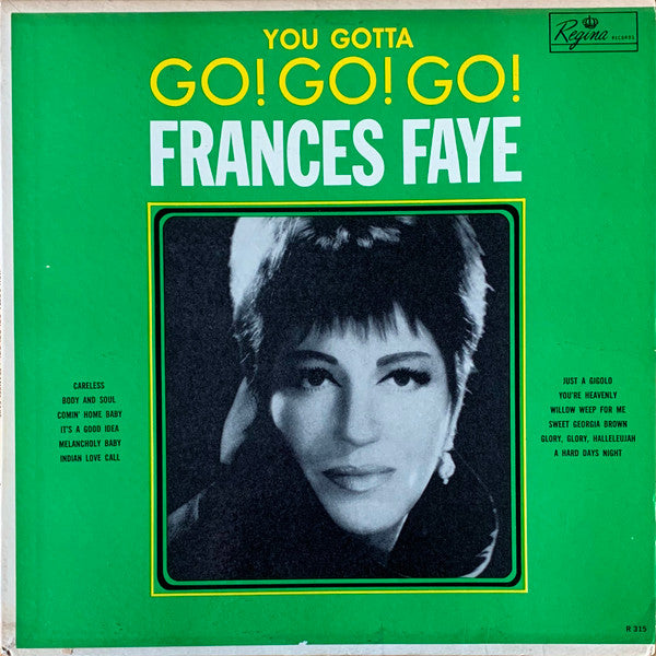Frances Faye - You Gotta Go! Go! Go! (Vinyl, LP, Promo, Mono) Good Plus (G+) / Good (G)