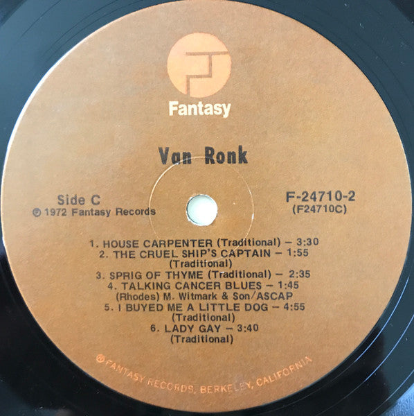 Dave Van Ronk - Van Ronk (2xVinyl, LP, Compilation) Very Good Plus (VG+) / Very Good (VG)