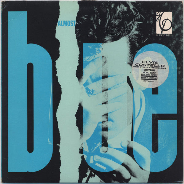 Elvis Costello & The Attractions - Almost Blue (Vinyl, LP, Album, Reissue, Stereo) Very Good (VG) / Very Good (VG)