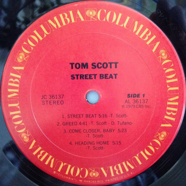 Tom Scott - Street Beat (Vinyl, LP, Album) Very Good (VG) / Very Good (VG)