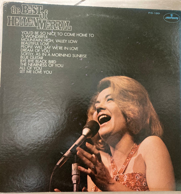 Helen Merrill - The Best Of Hellen Merrill (Vinyl, LP, Compilation) Very Good Plus (VG+) / Very Good Plus (VG+)
