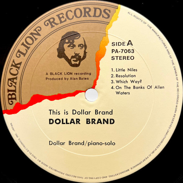 Dollar Brand - This Is Dollar Brand = ジス・イズ・ダラー・ブランド (Vinyl, LP, Album) Very Good Plus (VG+) / Very Good Plus (VG+)