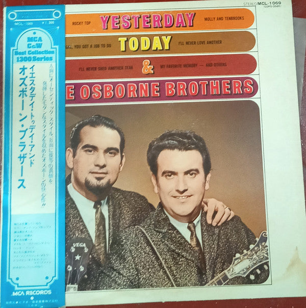 The Osborne Brothers - Yesterday, Today, And The Osborne Brothers (Vinyl, LP, Album) Very Good Plus (VG+) / Very Good (VG)