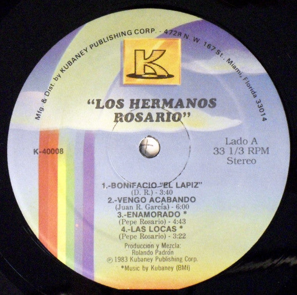 Los Hermanos Rosario - Los Hermanos Rosario (Vinyl, LP, Album, Stereo) Very Good (VG) / Good Plus (G+)