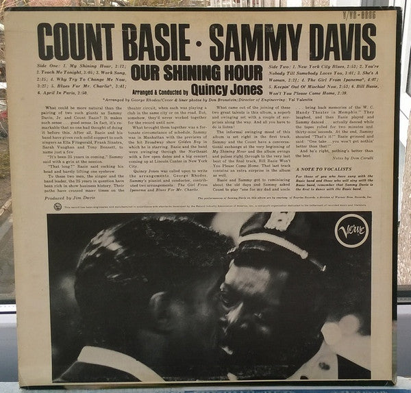 Sammy Davis Jr. - Our Shining Hour (Vinyl, LP, Album, Stereo) Very Good (VG) / Very Good (VG)