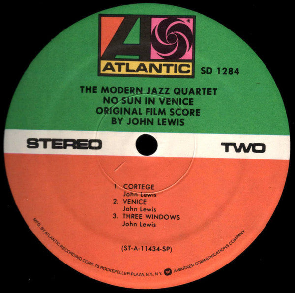 The Modern Jazz Quartet - The Modern Jazz Quartet Plays One Never Knows (Original Film Score For “No Sun In Venice”) (Vinyl, LP, Album, Reissue, Stereo) Very Good (VG) / Very Good (VG)