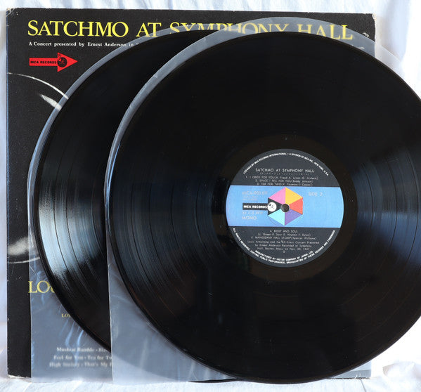 Louis Armstrong And His All-Stars - Satchmo At Symphony Hall (2xVinyl, LP, Album, Mono) Very Good Plus (VG+) / Very Good Plus (VG+)