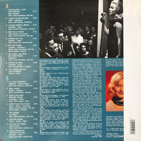 Monica Zetterlund - Spring Is Here (Vinyl, LP, Compilation, Mono) Very Good Plus (VG+) / Very Good Plus (VG+)
