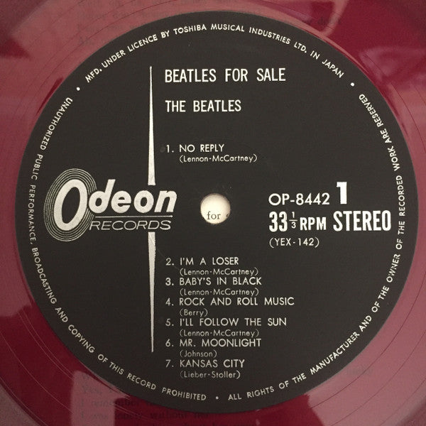The Beatles - Beatles For Sale (Vinyl, LP, Album, Reissue, Stereo) Very Good Plus (VG+) / Very Good (VG)