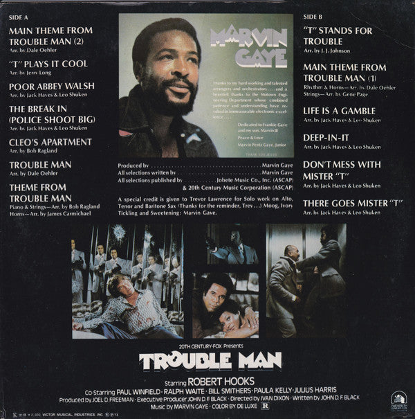 Marvin Gaye - Trouble Man (Vinyl, LP, Album) Very Good (VG) / Good (G)