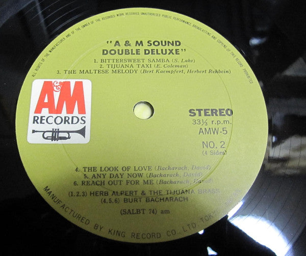 Various - A&M Sound Double Deluxe (2xVinyl, LP, Compilation, Stereo, Mono) Very Good (VG) / Very Good Plus (VG+)