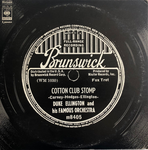 Duke Ellington And His Orchestra - Cotton Club Stomp (1935-39) (2xVinyl, LP, Compilation) Good Plus (G+) / Very Good (VG)